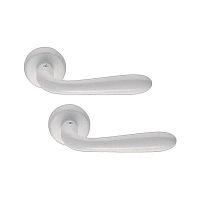 Ручки на розетте COLOMBO Robot CD41 (CD69BZGG-CD63GB) матовый белый